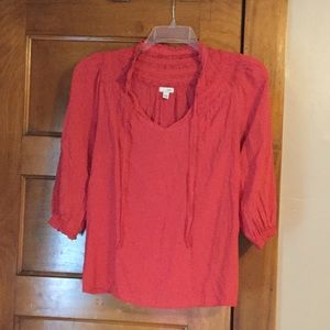 Anthro/Odille Peasant Top.      E024